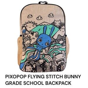 SoYoung Pixopop Flying Stitch Bunny Grade School Backpack